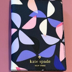 Kate Spade Black Leather Passport Holder